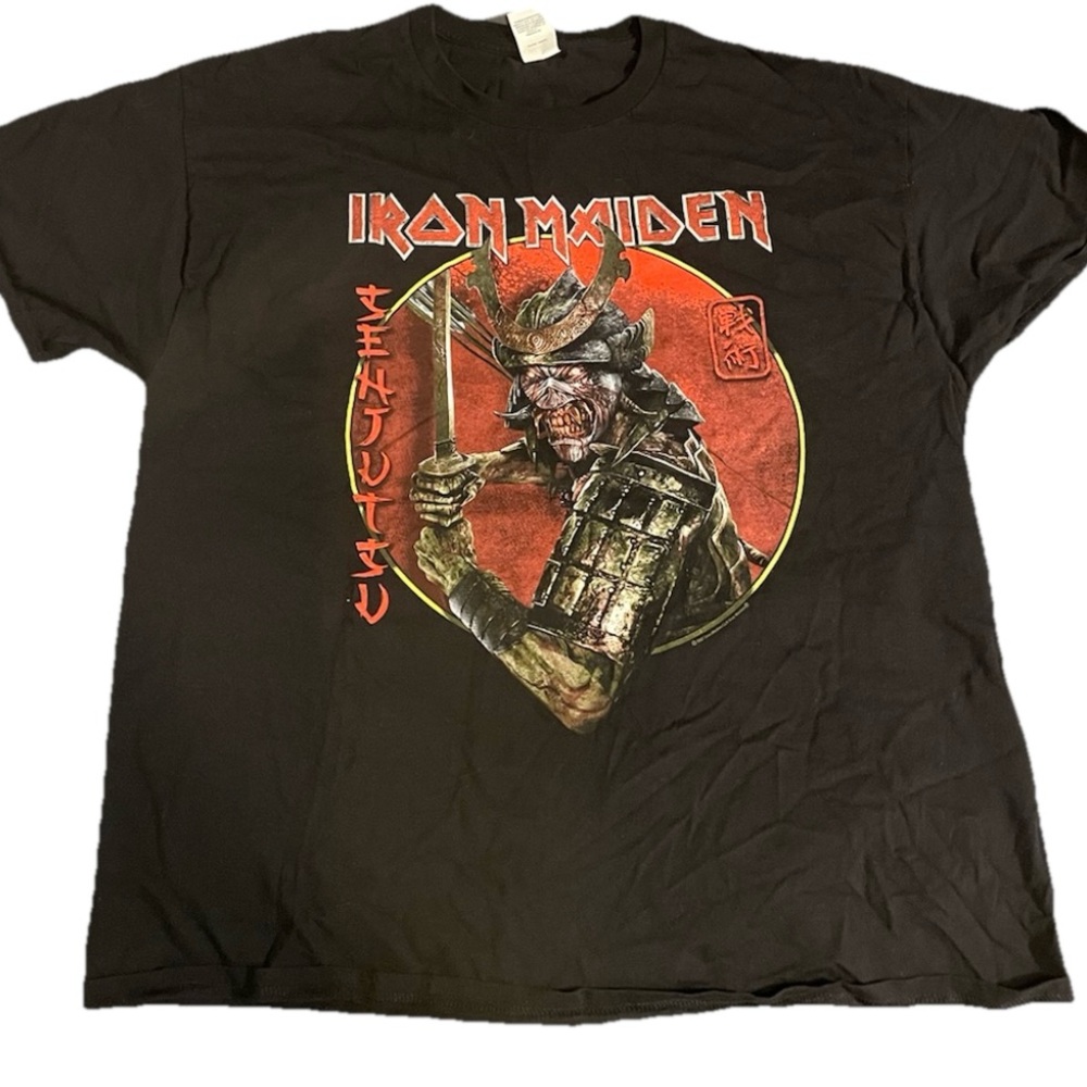 Iron Maiden Senjutsu T-Shirt XL Hanes
